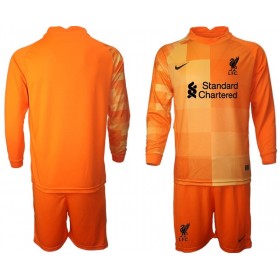 Fußballtrikots Liverpool Torwart Kinder 2021-2022 Langarm Fourth trikot kaufen